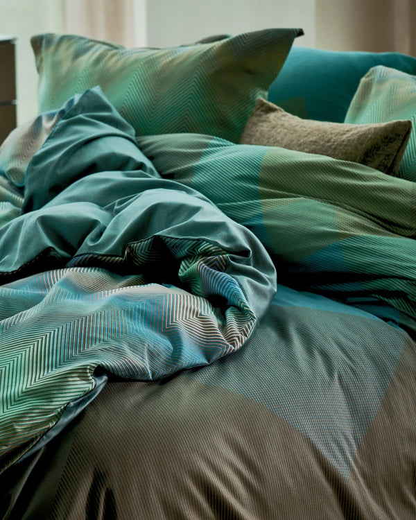 Dekbedovertrek Vandyck Ziggy Sage Green sfeer 2