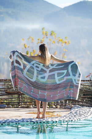 Hamamdoek ZusenZomer Ozan Pink/Grey