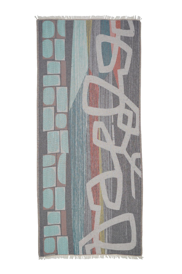 Hamamdoek Zusenzomer Ozan Turquoise