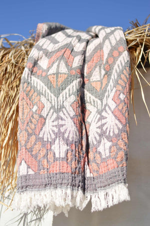 Hamamdoek Zusenzomer Reza Grey sfeer