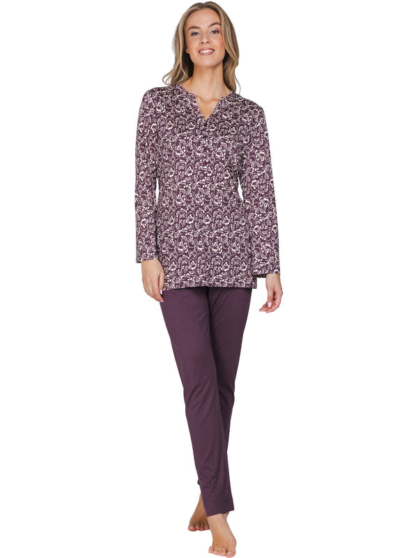 Pastunette Pyjama 121262-204-1 Wine