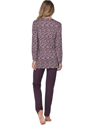 Pastunette Pyjama 121262-204-1 Wine