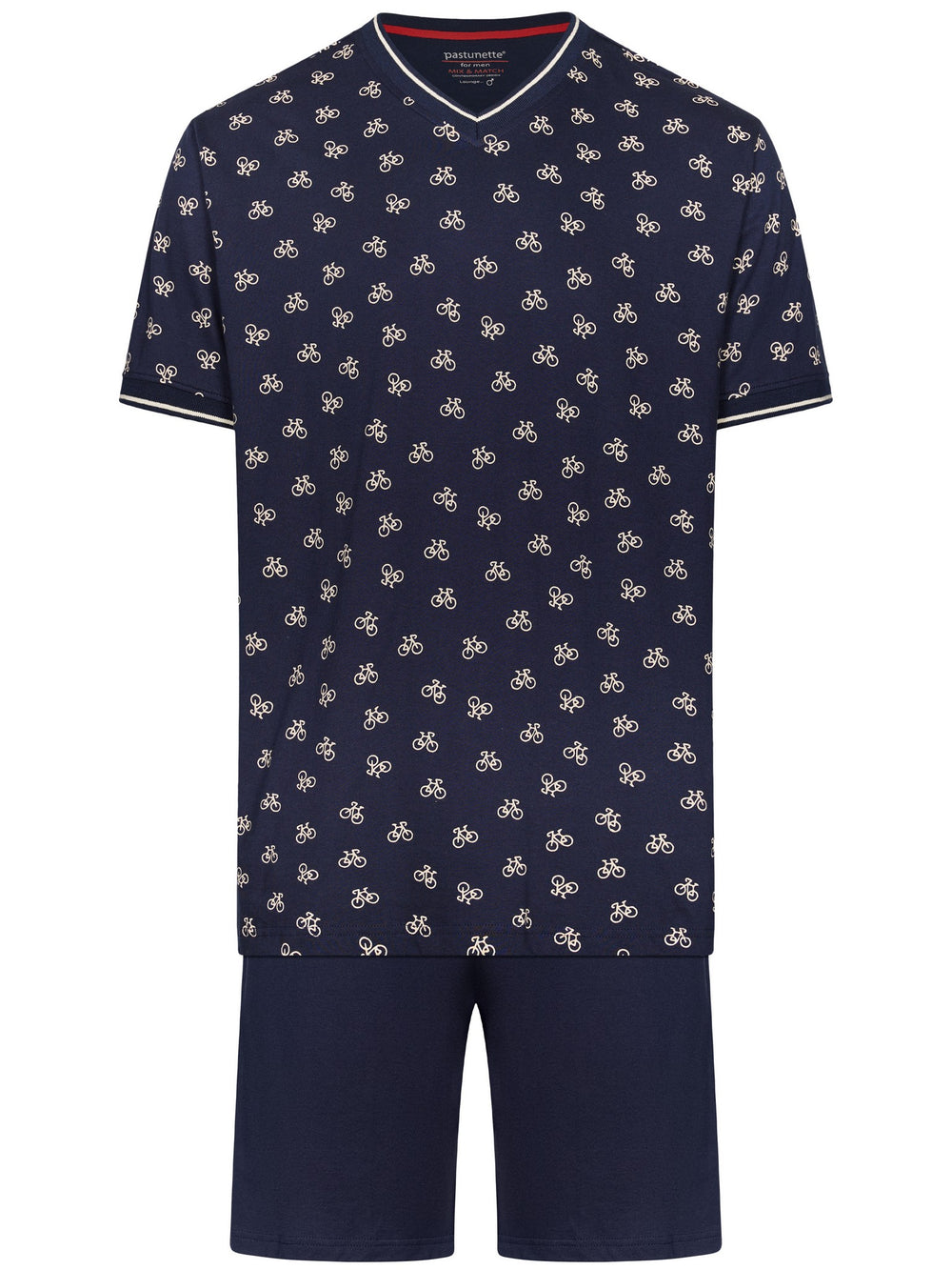 Pastunette Men Shortama 132261-512-2 Dark Blue