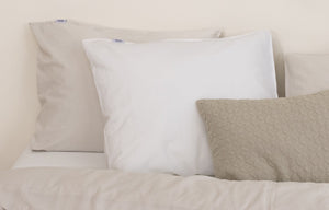 Kussensloop Linolux Linen White en sand