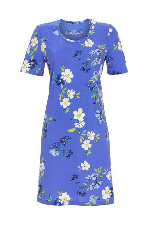 Nachthemd Ringella Bloomy 52 51 002 Blauw