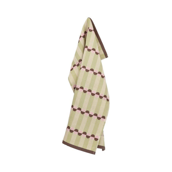 Return to Sender Theedoek Ana Natural Sage Green GOTS