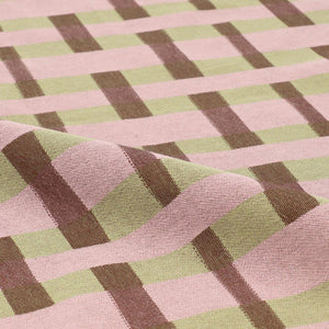 Return to Sender Theedoek Sofia Geometric Sage Green GOTS