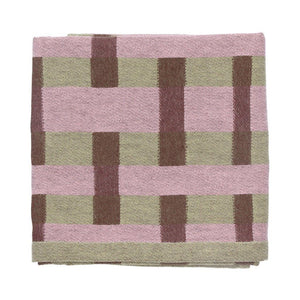 Return to Sender Theedoek Sofia Geometric Sage Green GOTS