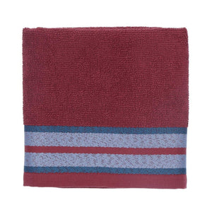 Return to Sender Keukendoek Carina Burgundy GOTS