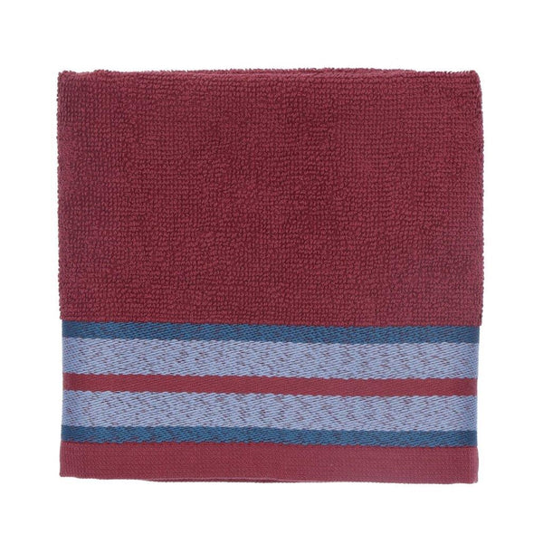 Return to Sender Keukendoek Carina Burgundy GOTS