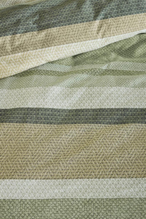 Beddinghouse Dekbedovertrek Jorren olive green- katoen