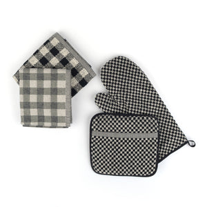 Keukendoek Bunzlau Castle Check Black set