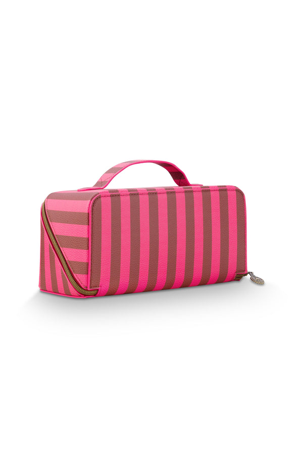 Toilettas Pip Studio Cyrille Stripe Pink Medium
