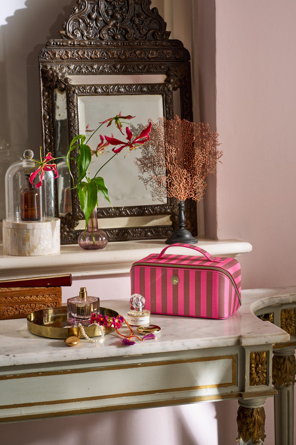 Toilettas Pip Studio Cyrille Stripe Pink Medium