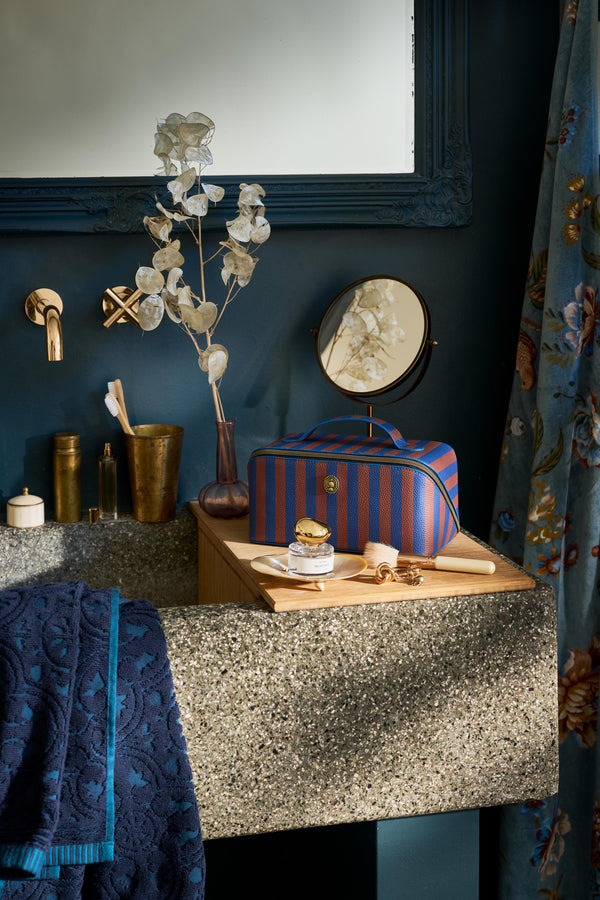 Toilettas Pip Studio Cyrille Stripe Blue Medium