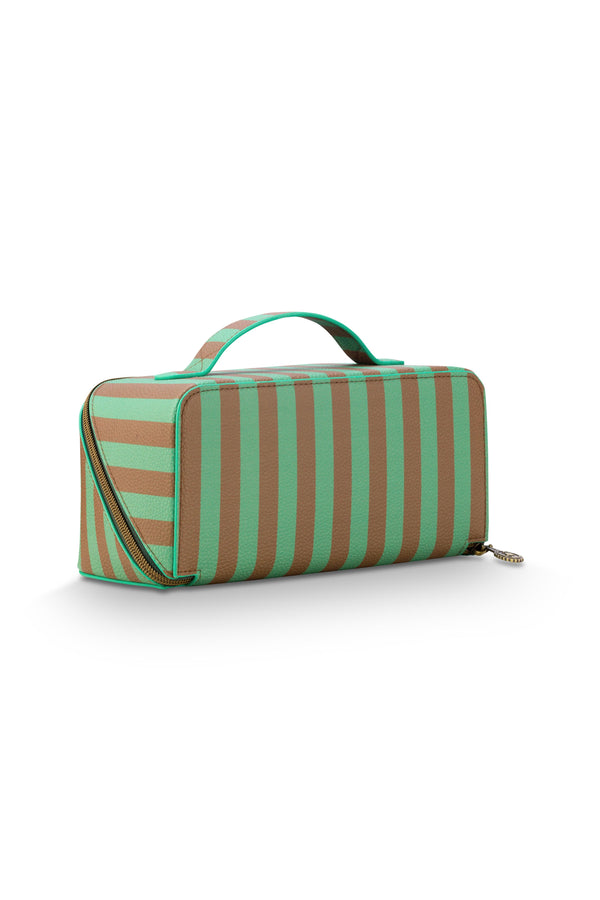 Toilettas Pip Studio Cyrille Stripe Green Medium