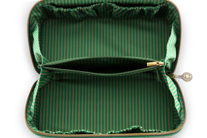 Pip Studio Cosmetic Bag Cyrille Jaipur flower Khaki Green M