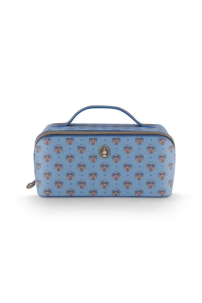 Pip Studio Cosmetic Bag Cyrille Jaipur Flower Blue M