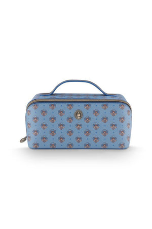 Pip Studio Cosmetic Bag Cyrille Jaipur Flower Blue M