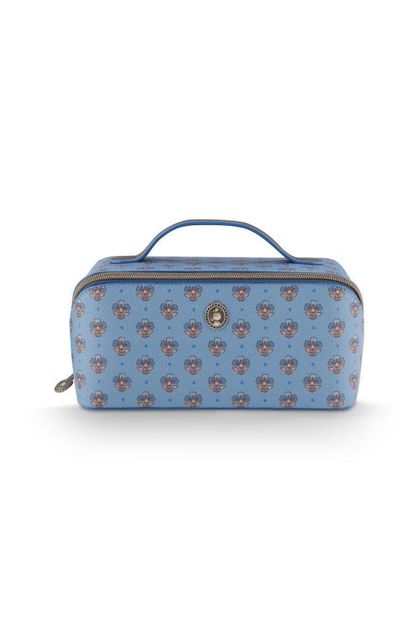 Pip Studio Cosmetic Bag Cyrille Jaipur Flower Blue M