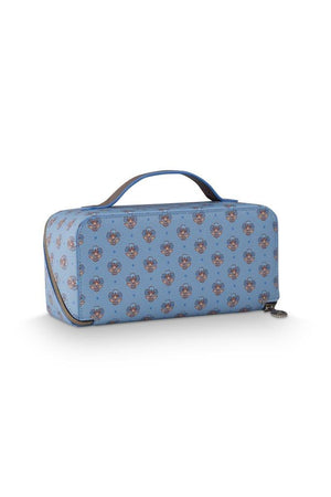 Pip Studio Cosmetic Bag Cyrille Jaipur Flower Blue M