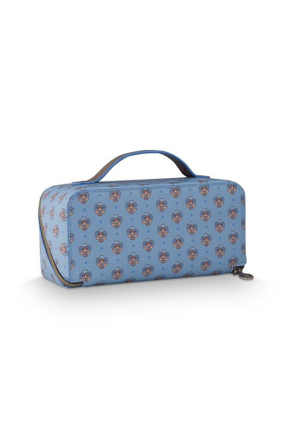Pip Studio Cosmetic Bag Cyrille Jaipur Flower Blue M