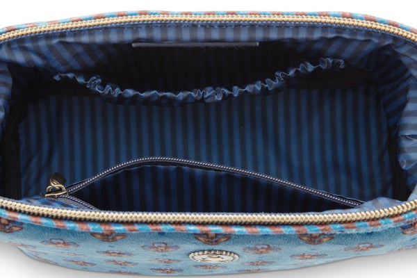 Pip Studio Toilettas Cooper Jaipur flower Blue L