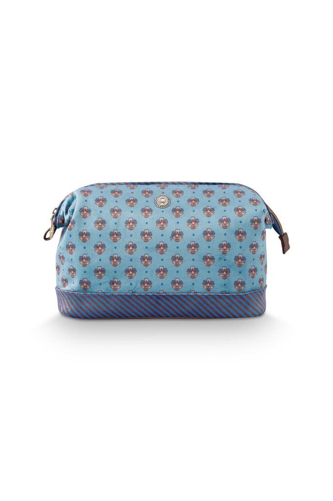 Pip Studio Toilettas Cooper Jaipur flower Blue L