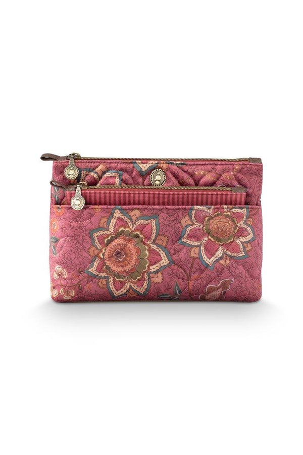 Pip Studio Cosmetic Bag Caryn Mumbai Morning Pink Combi
