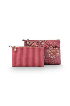 Pip Studio Cosmetic Bag Caryn Mumbai Morning Pink Combi