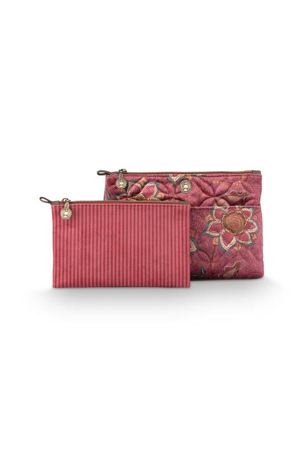 Pip Studio Cosmetic Bag Caryn Mumbai Morning Pink Combi