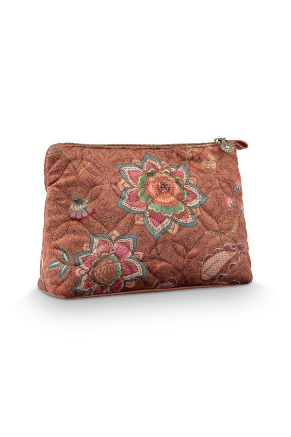 Pip Studio Cosmetic Bag Caryn Mumbai Morning Brown Combi
