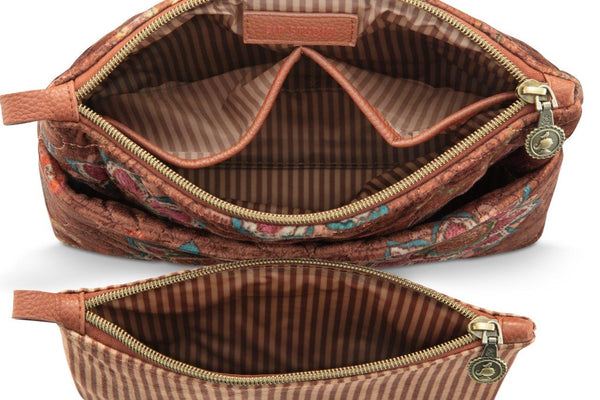 Pip Studio Cosmetic Bag Caryn Mumbai Morning Brown Combi