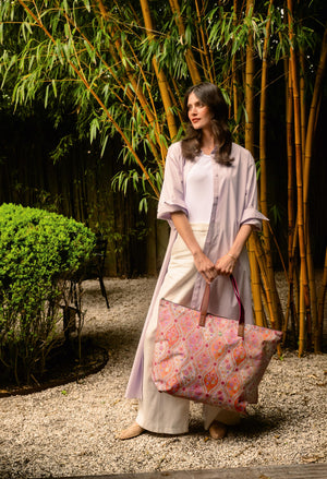 Shopper Pip Studio Tilda Ornamento Orange