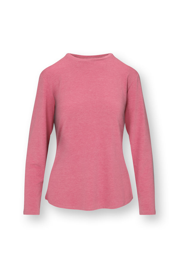 Pip Studio Top Lange Mouw Tom Solid Pink