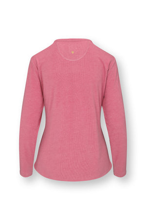 Pip Studio Top Lange Mouw Tom Solid Pink