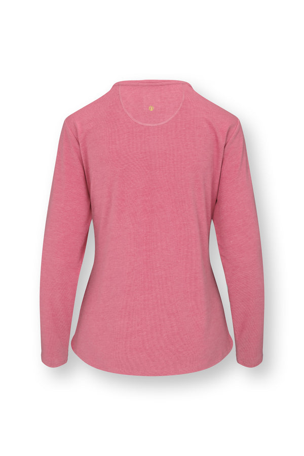 Pip Studio Top Lange Mouw Tom Solid Pink
