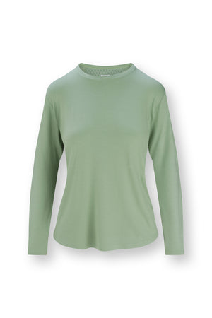 Pip Studio Top Lange Mouw Tom Solid Green