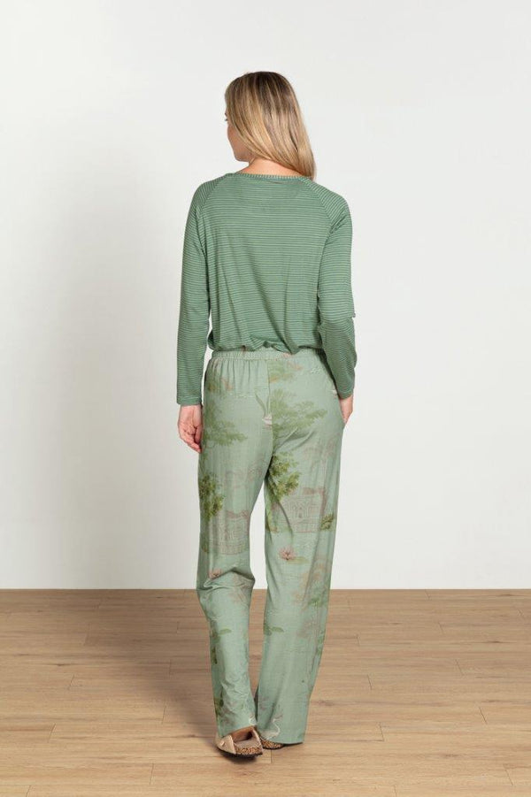 Pip Studio Top Lange Mouw Tina Sumo Stripe Green