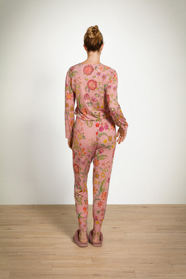 Broek Pip Studio Bobien Coco Flower Coral