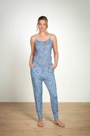 Pip Studio Lange broek Bobien Delhi Dreams Blue