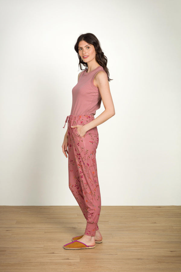 Pip Studio Lange broek Bobien Delhi Dreams Pink