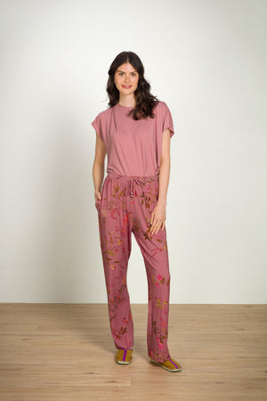 Pip Studio Lange broek Belin Bodhi Flower Pink