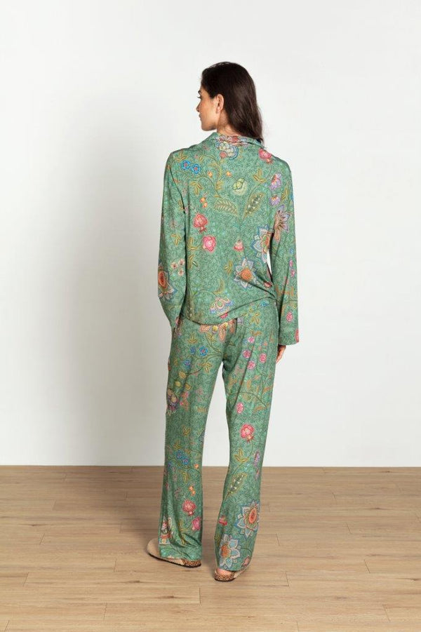 Pip Studio Lange Broek Belin Mumbai Green