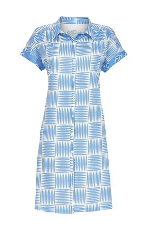 Nachthemd Ringella Bloomy 62 51 005 Pool Blue
