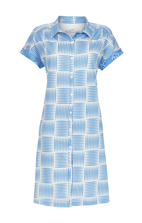 Nachthemd Ringella Bloomy 62 51 005 Pool Blue