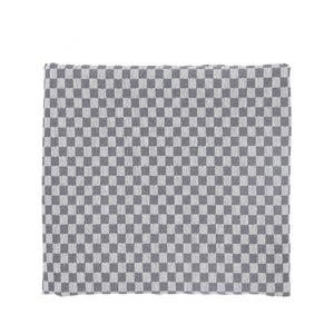 Bunzlau Castle Theedoek Small Check Anthracite GOTS