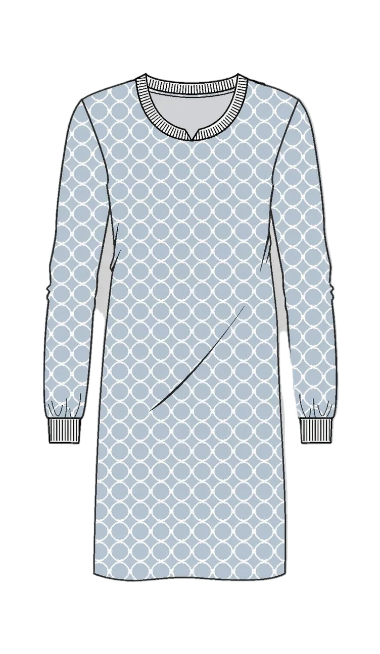 Ringella Dames Nachthemd 65 11 041 Blue