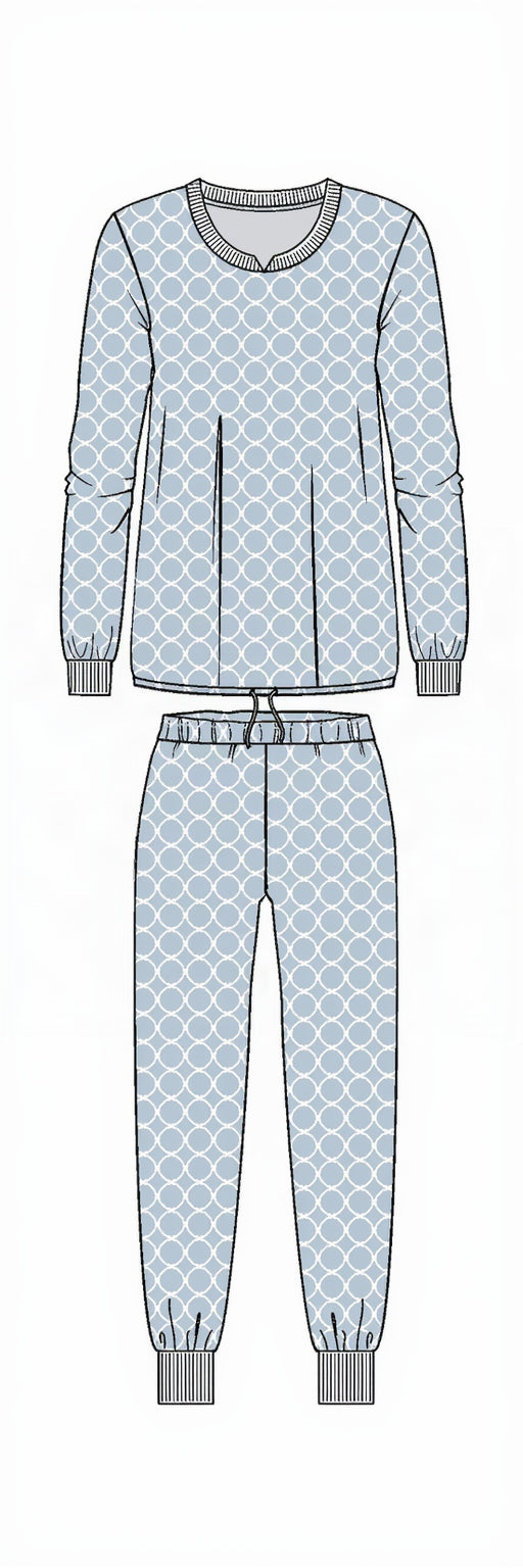 Ringella Dames  Pyjama 65 11 241 Blue