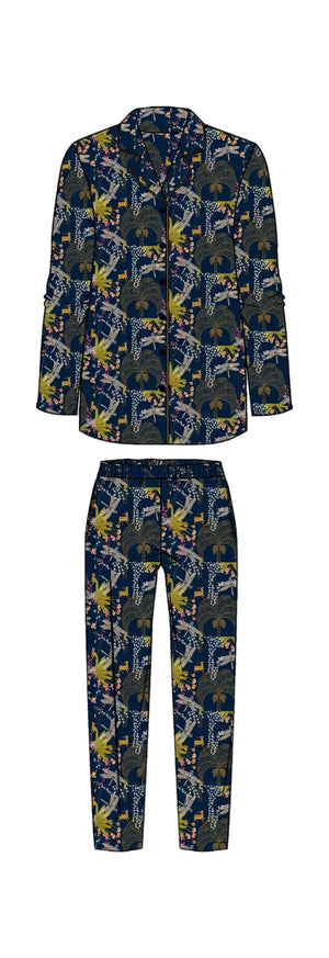 Ringella Dames Pyjama 65 71 206 Navy
